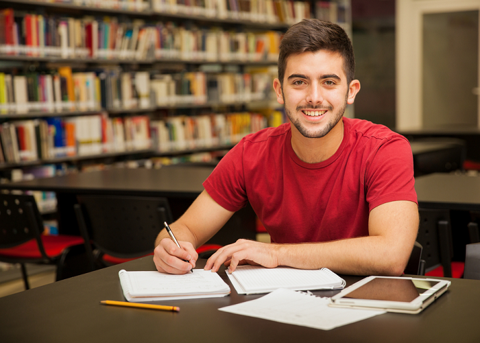 Student Studying